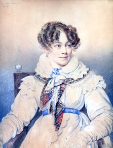 Portrait de Sophie Rostopchine (1799-1874) Comtesse de Ségur, 1823